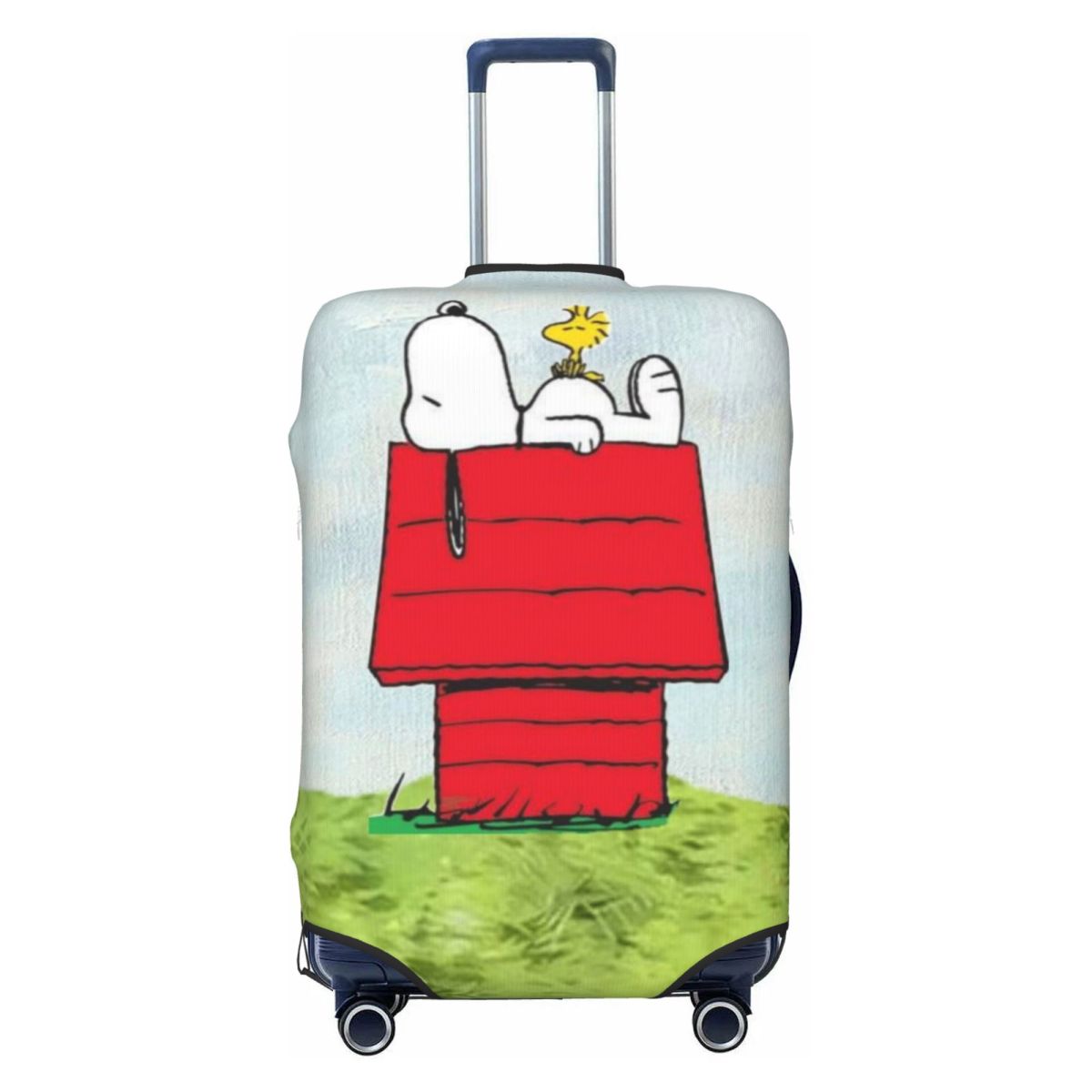 Pet Portrait Custom - Custom S-Dog-Snoopyes Suitcase Cover Elastic Cute