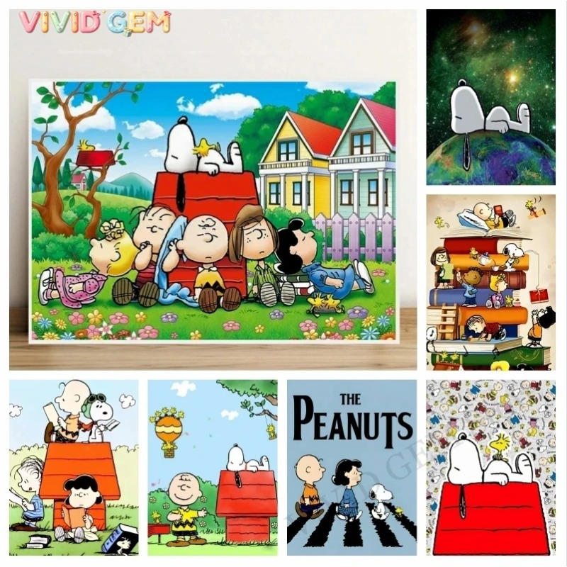 VIVID GEM 2026 New Cute Snoopy - огляд і ціна Photo Mosaic Print