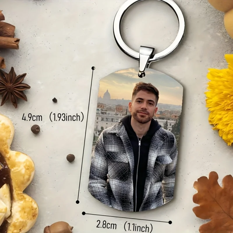 Custom 1/2 Photo 2-sided Keych - огляд і ціна Pet Portrait Custom