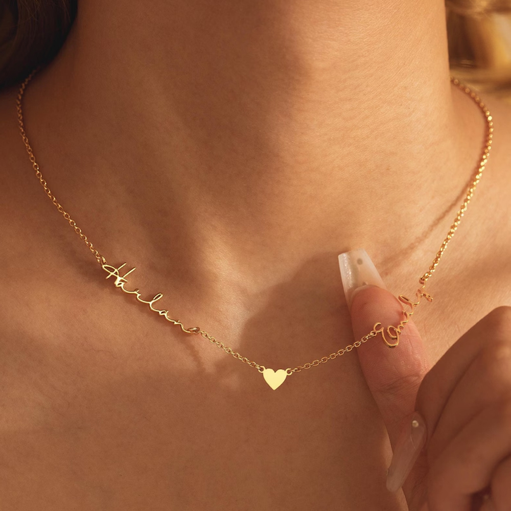 Lemegeton Customized Name Neck - огляд і ціна Birth Flower Necklace