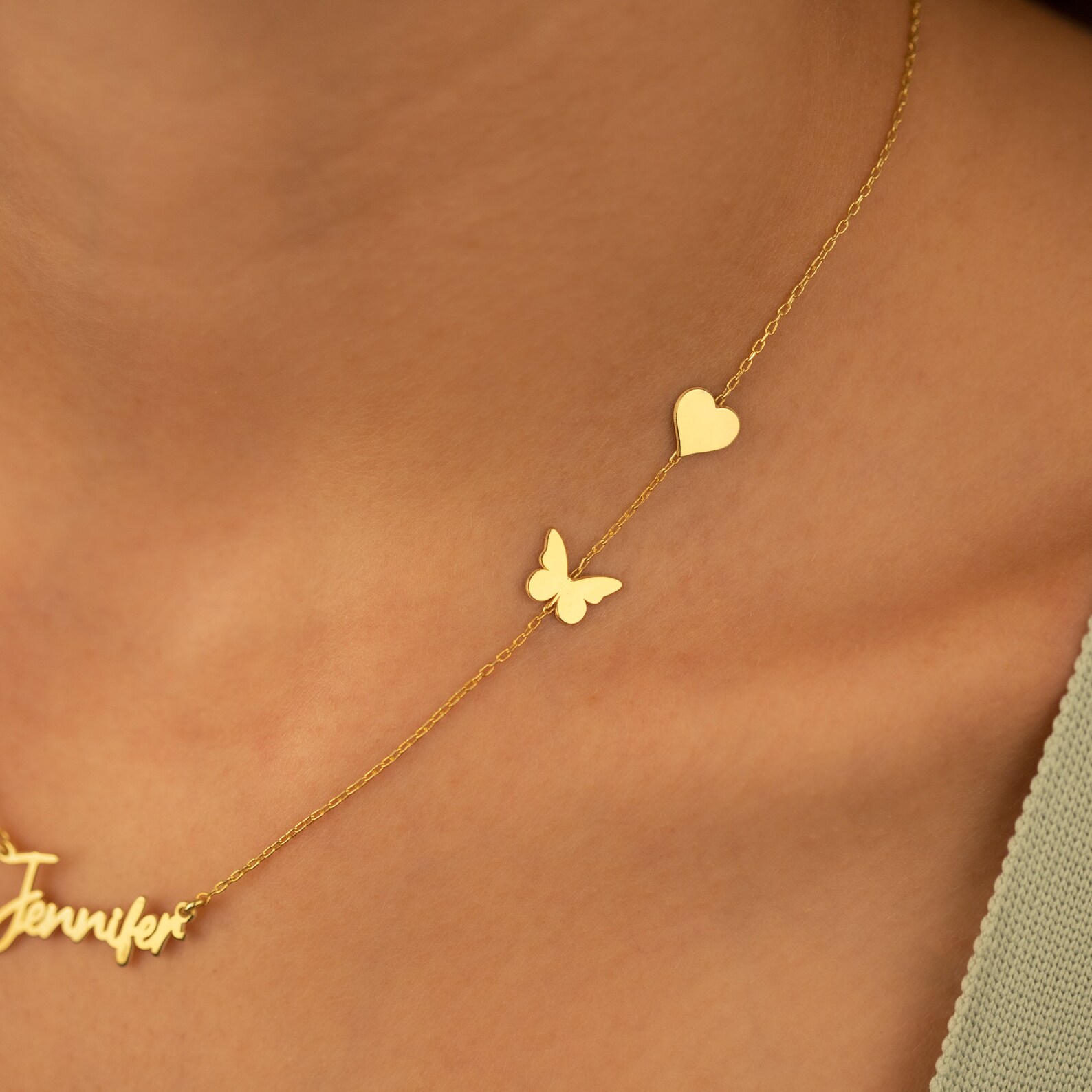 Personalized Customized Butter - огляд і ціна Birth Flower Necklace