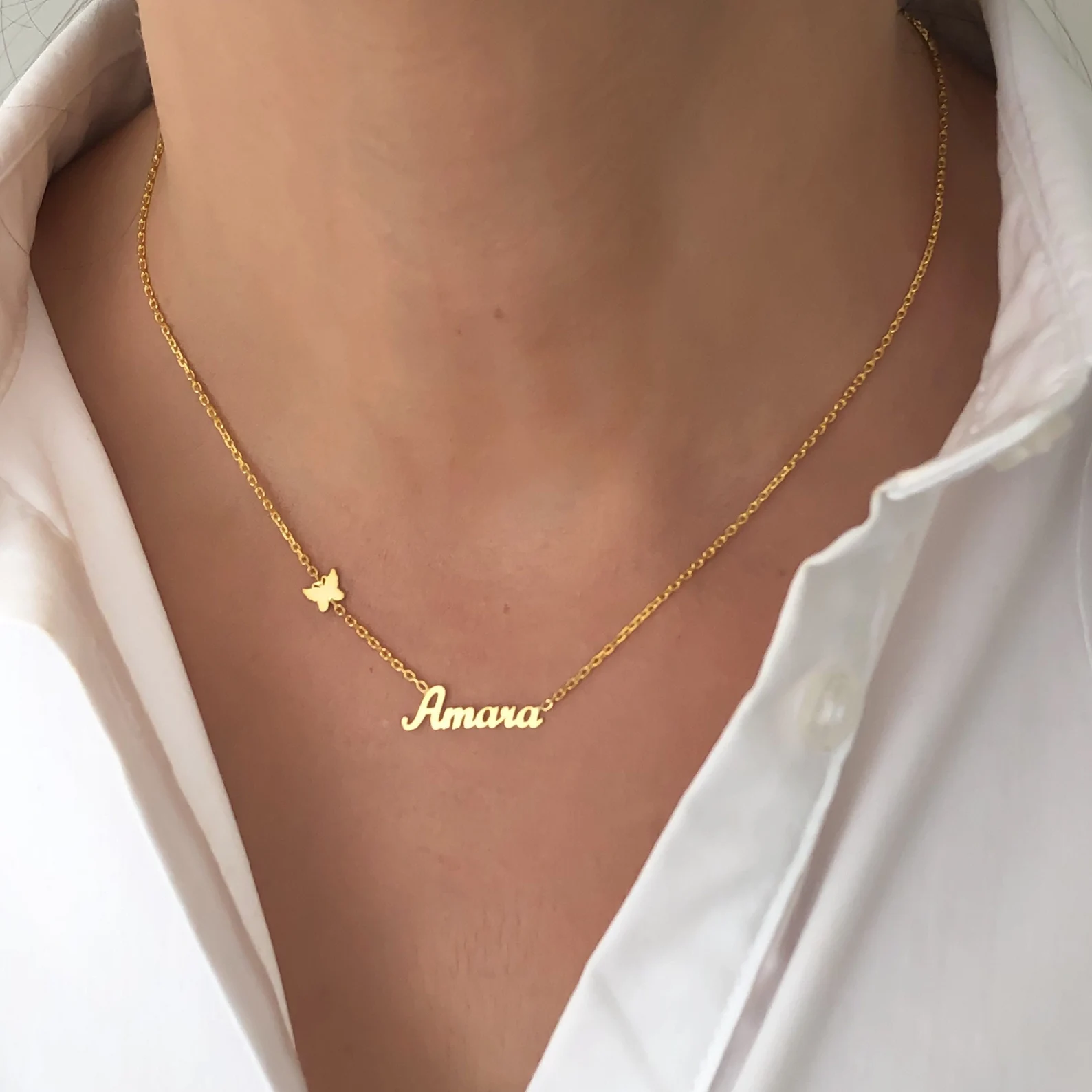 Personalized Customized Butter - огляд і ціна Birth Flower Necklace