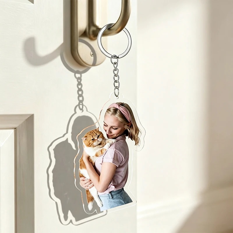 Custom Photo Acrylic Keychain  - огляд і ціна Pet Portrait Custom